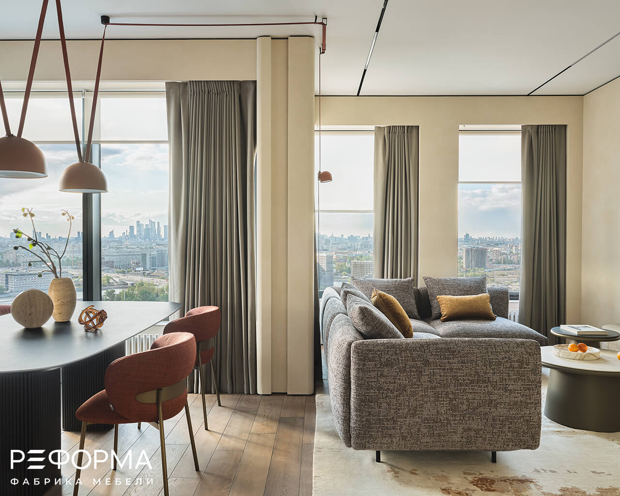 Комплексное интерьерное решение для квартиры (г. Москва, ЖК 