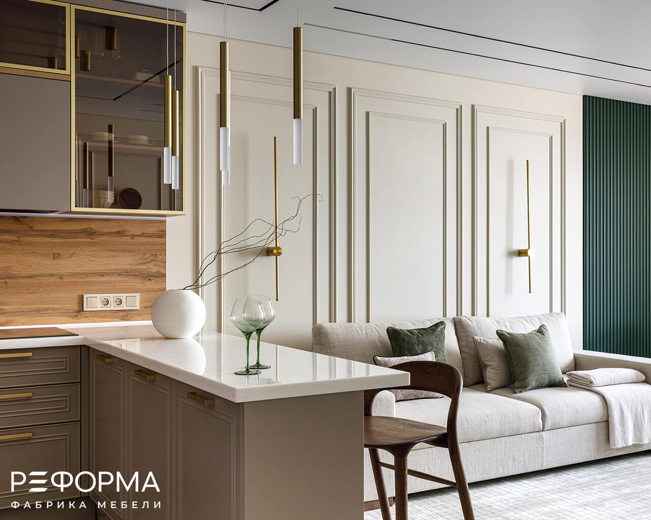 Комплексное интерьерное решение для квартиры в Уфе (ЖК 