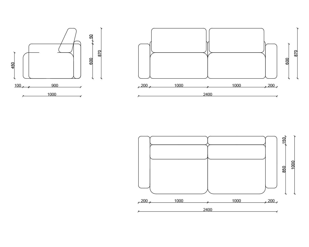 002 Модульный диван