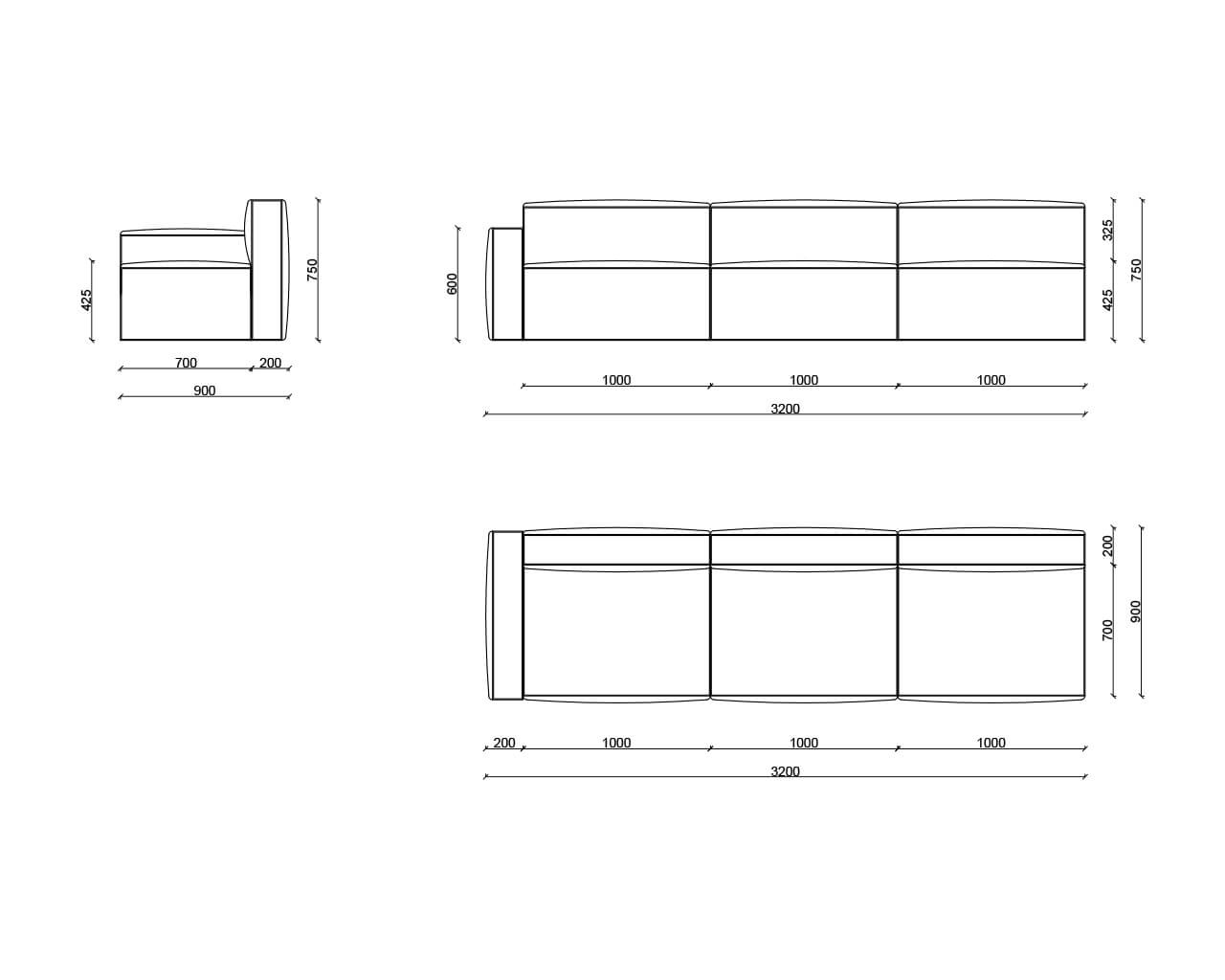 005 Модульный диван