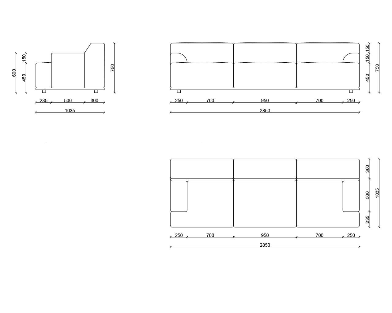 008 Мягкая мебель для гостиной